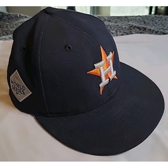 Houston Astros 2017 World Series 59Fifty Fitted Cap 67/8 New Era Black‎ Hat MLB - Picture 1 of 8